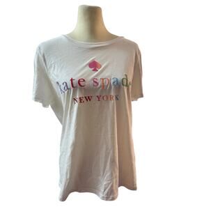 Kate Spade New York Rainbow Glitter Logo Top large